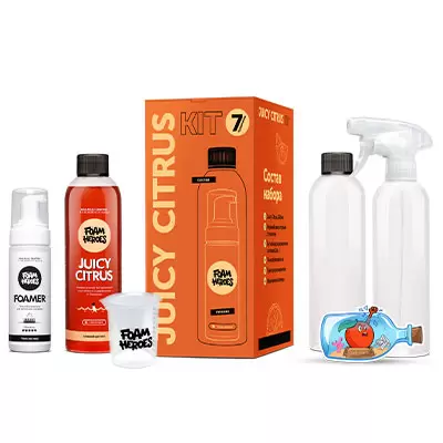 FHB036 Foam Heroes Juicy Citrus Kit органический очиститель c аксессуарами (набор)