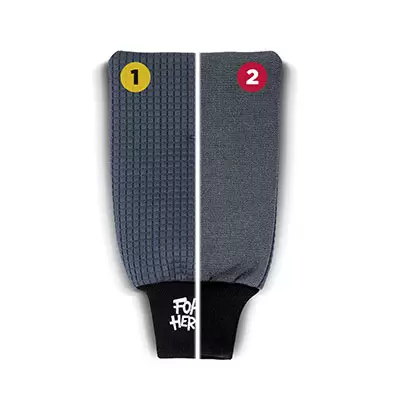 FHA035 Foam Heroes 2Sided Glass Mitt двусторонняя варежка для очистки стекол 17х23см, 440г/м2 