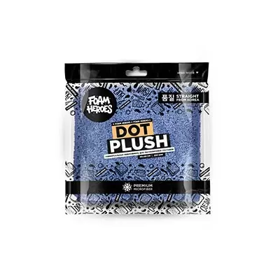 FHA041 Foam Heroes Dot Plush универсальная микрофибра для располировки составов 40х40см, 350г/м2