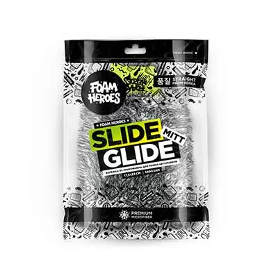 FHA050 Foam Heroes Slide Glide Mitt варежка из микрофибры для мойки автомобиля 17.5х23см, 1400г/м2