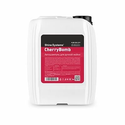 SS632 Shine Systems CherryBomb Shampoo шампунь для ручной мойки автомобиля, 5л