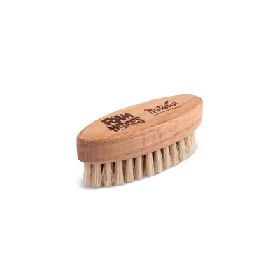 FHA016 Foam Heroes Natural Boar's Hair Brush щетка для очистки кожи, 8.4x2.9см