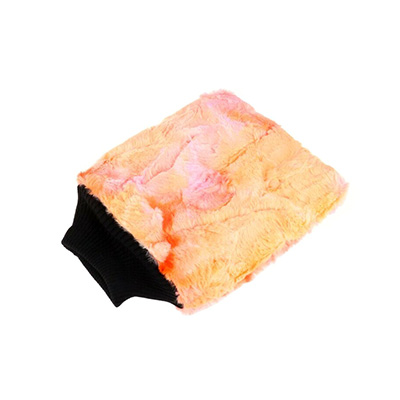 PS-M-007-OR PureStar Color-pop wash mitt плюшевая рукавица для мойки, оранжевая