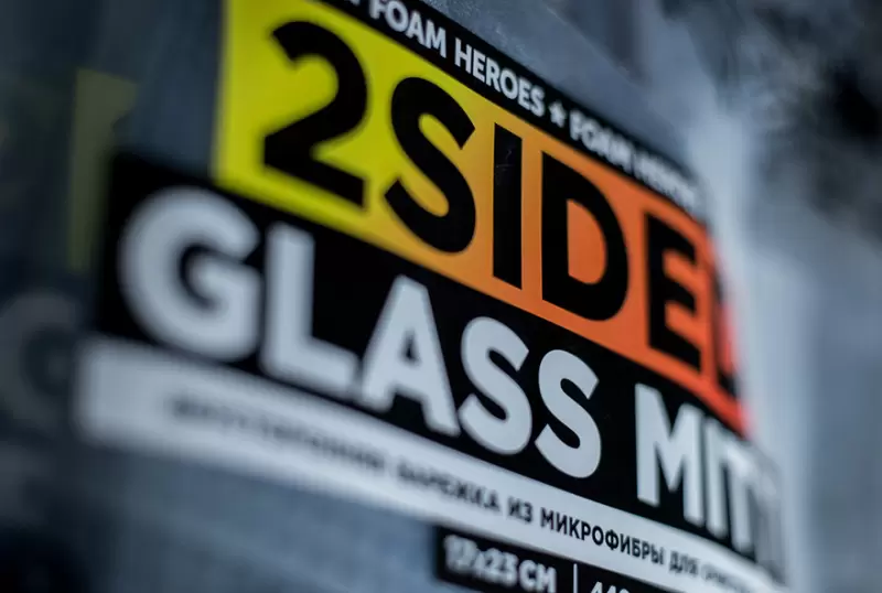 2Sided Glass Mitt двусторонняя варежка для очистки стекол