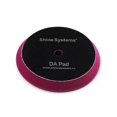 SS561 Shine Systems DA Foam Pad Purple полировальный круг твердый лиловый, 130мм
