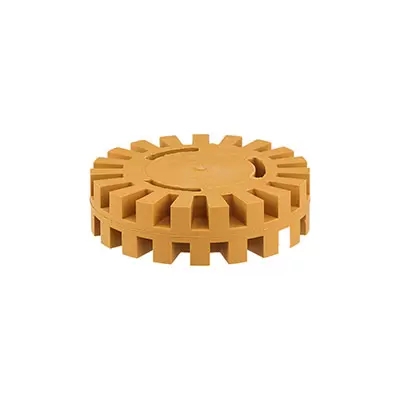 32240 KRAUSS Eraser Wheel диск зубчатый для снятия скотча с адаптером, 100х25мм