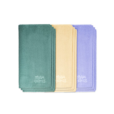 FHA027 Foam Heroes Terry Wipe универсальная двусторонняя микрофибра без оверлока 35х35см (9шт)