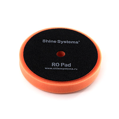 SS547 Shine Systems RO Foam Pad Orange полировальный круг мягкий оранжевый, 130мм