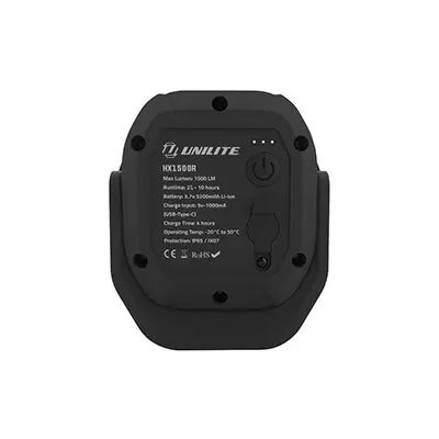 HX1500R UNILITE компактный Dual Led светильник 1500Lm, 5200mAh, IP65