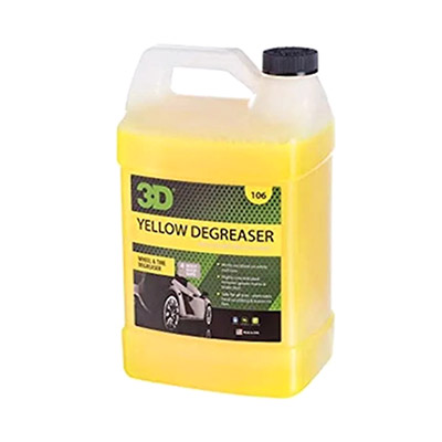 106G01 3D Yellow Degreaser очиститель обезжириватель дисков и резины, 3.78л
