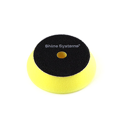 SS563 Shine Systems DA Foam Pad Yellow полировальный круг антиголограммный желтый, 75мм