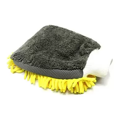 1120003Y MaxShine Chenille Microfiber Wash Mitt шенилловая варежка 3в1 для мойки кузова