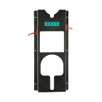 Hanko держатель полировальных машинок настенный пластик 60x25,5x9см