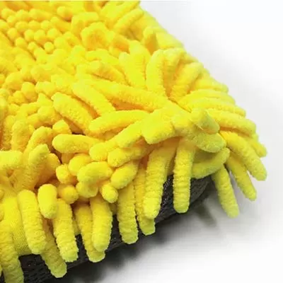 1120003Y MaxShine Chenille Microfiber Wash Mitt шенилловая варежка 3в1 для мойки кузова