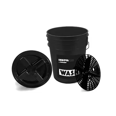 INNOVACAR Black Det Bowl ведро с сепаратором и крышкой, 20л