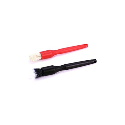 MCY-00058 Detail Factory Crevice Brush Black and Red Set комплект кистей для детейлинга (2шт)