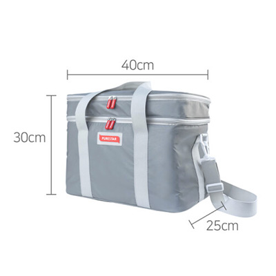 PS-T-003 PureStar Reflective Cooler Bag термосумка, 40х25х30см