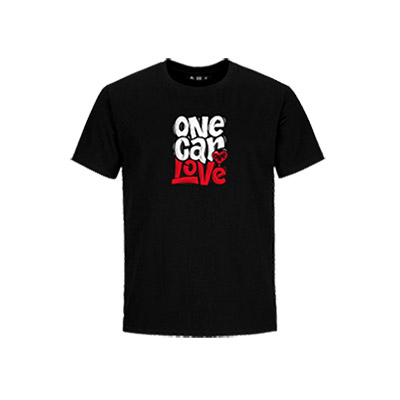 HI01 Hero Inside One Car One Love футболка черная, размер S