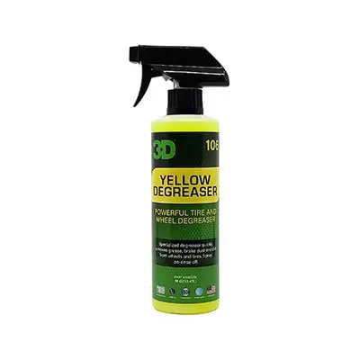 106OZ16 3D Yellow Degreaser очиститель обезжириватель дисков и резины, 473мл