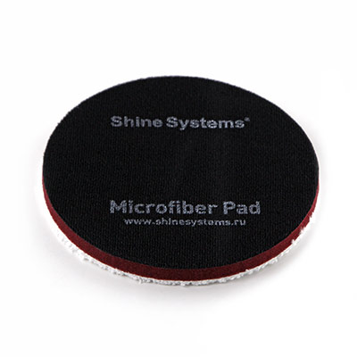 SS536 Shine Systems Microfiber Pad полировальный круг из микрофибры, 155мм