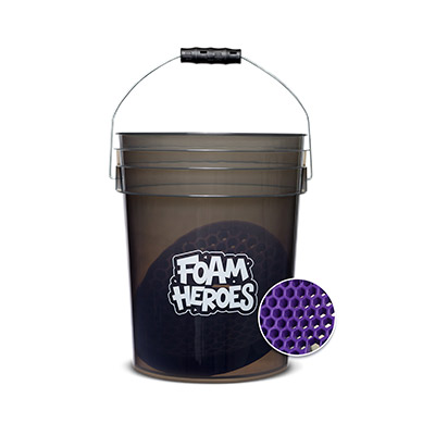 FHT069 Foam Heroes Detailing Bucket ведро с сепаратором для детейлинг мойки, 20л