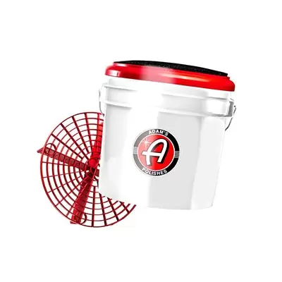 Adam's Polishes 3.5 Gallon Bucket ведро детейлера с сепаратором и крышкой-сидушкой, 12л
