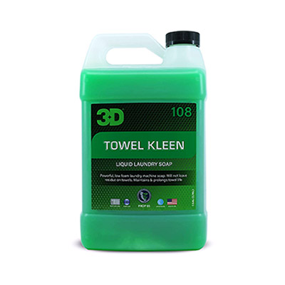 108G01 3D Towel Kleen шампунь для стирки микрофибры, 3.78л