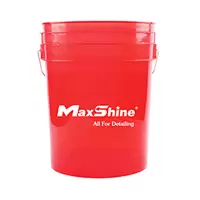 MSB002-R MaxShine Detailing Bucket Transparent Red ведро для детейлинга (красное), 20л