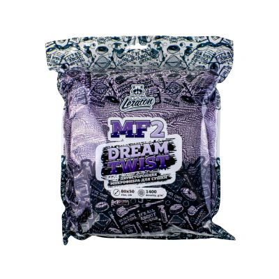 LERATON MF2 DREAM TWIST двухсторонняя микрофибра для сушки, 80x50см