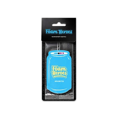 FHD006 Foam Heroes Auramatica Ванильный леденец подвесной ароматизатор