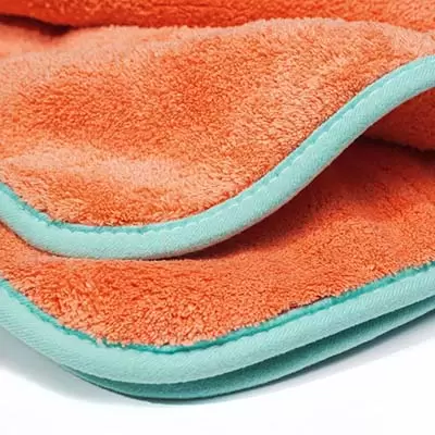 FHA057 Foam Heroes Coral Plush универсальная микрофибра для располировки составов, 40х40см, 1200г/м2