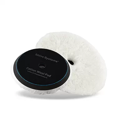 SS469 Shine Systems Cotton Wool Pad полировальный круг мех с хлопком, 155мм