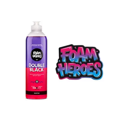 FHB006 Foam Heroes Double Black пропитка для автомобильных шин, 500мл