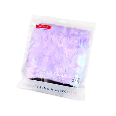 PS-M-007-PURP PureStar Color-pop wash mitt плюшевая рукавица для мойки, пурпурная