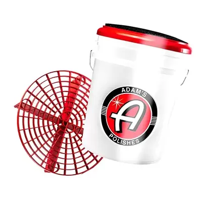 Adam's Polishes 5 Gallon Bucket ведро детейлера с сепаратором и крышкой-сидушкой, 18л