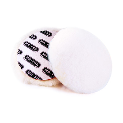 A0057 MA-FRA Eskimo Pad White Wool шерстяной полировальный круг с жесткой подложкой, 150мм
