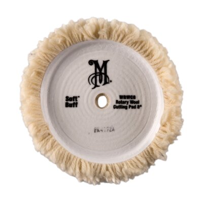 WRWC8 Meguiar's Soft Buff Rotary Wool Pad полировальник мягкий шерстяной, 203мм