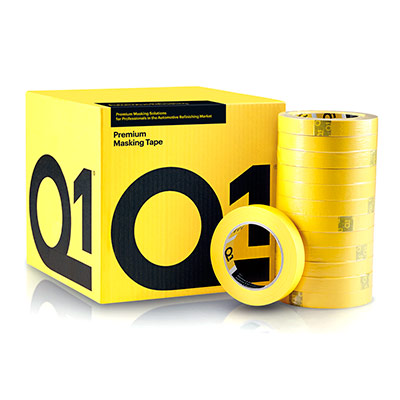 MT130 Q1 Premium малярная лента водостойкая 110°С-30мин желтая, 30мм х50м