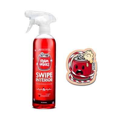 FHB126 Foam Heroes Swipe Interior квик-детейлер для интерьера Dr. Pepper, 500мл