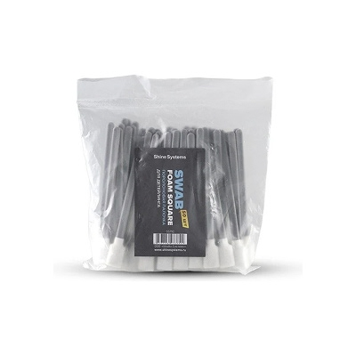 SS792 Shine Systems Swab Foam Square - поролоновые палочки для детейлинга (50шт)