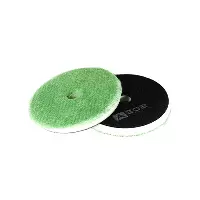 GW-125 A302 Green Hybrid Wool Cutting Pad меховой круг зеленый на поролоне DA (ворс 8мм), 135мм