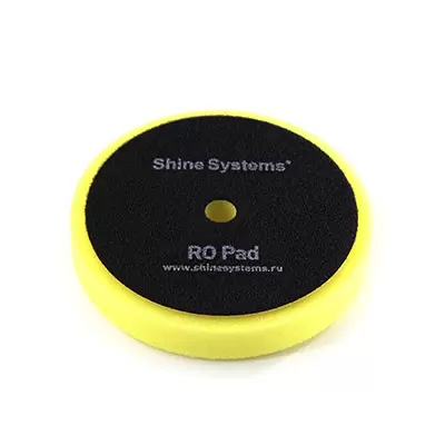 SS548 Shine Systems RO Foam Pad Yellow полировальный круг полутвердый желтый, 130мм