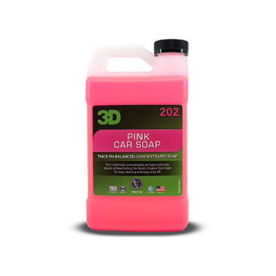 202OZ64 3D Pink Car Soap шампунь для ручной мойки автомобиля, 1.89л