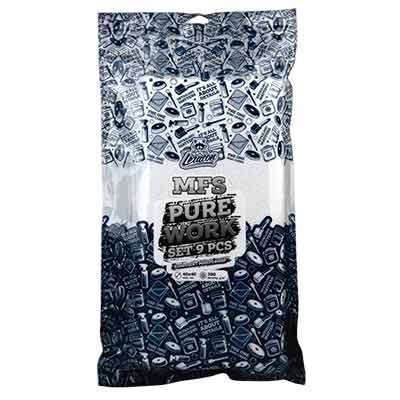 LERATON MFS PURE WORK SET комплект белых микрофибр из 9шт, 40x40см