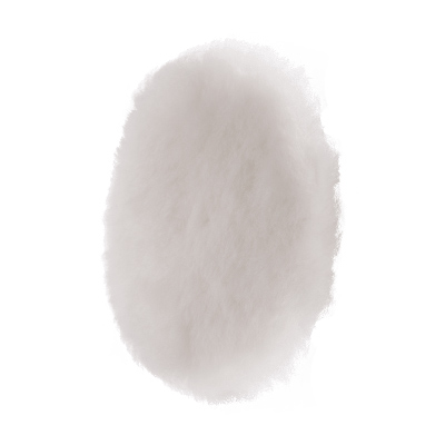 Hanko круг полировальный белый из натуральной овчины, 150мм