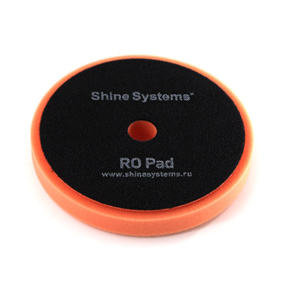 SS544 Shine Systems RO Foam Pad Orange полировальный круг мягкий оранжевый, 155мм