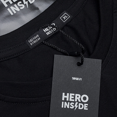 HI04 Hero Inside One Car One Love футболка черная, размер XL