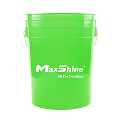 MSB002-GN MaxShine Detailing Bucket Transparent Green ведро для детейлинга (зеленое), 20л