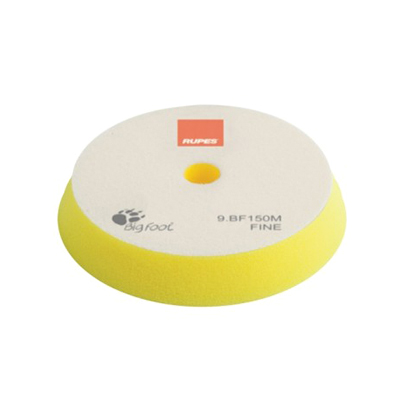 9.BF150M Rupes мягкий поролоновый полировальный диск жёлтый, 130/150мм