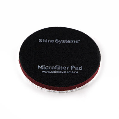 SS537 Shine Systems Microfiber Pad полировальный круг из микрофибры, 130мм